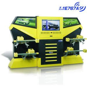 E767A Yellow CCD 3excel Wheel Aligner , Automotive Four Wheel Tire Alignment Computerized