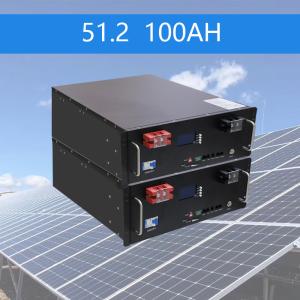 China 51.2V 100AH Lifepo4 Lithium Battery Module PV System 48v Rack Mount Battery factory