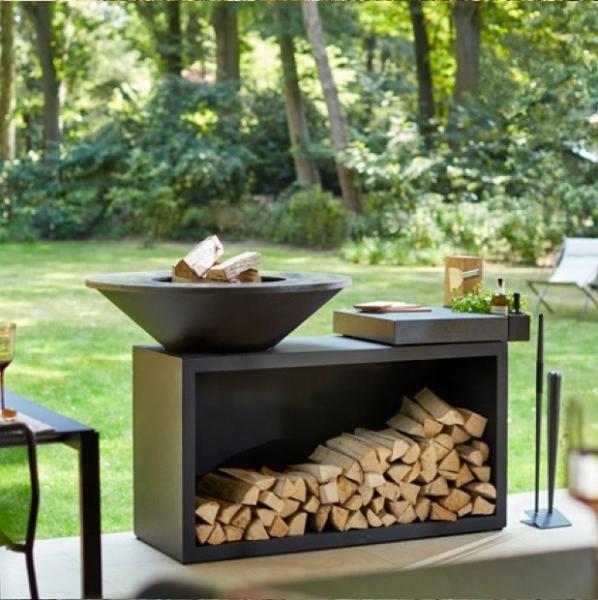 Upgrade Your Outdoor Cooking Experience With Easy To Clean Black Corten Steel