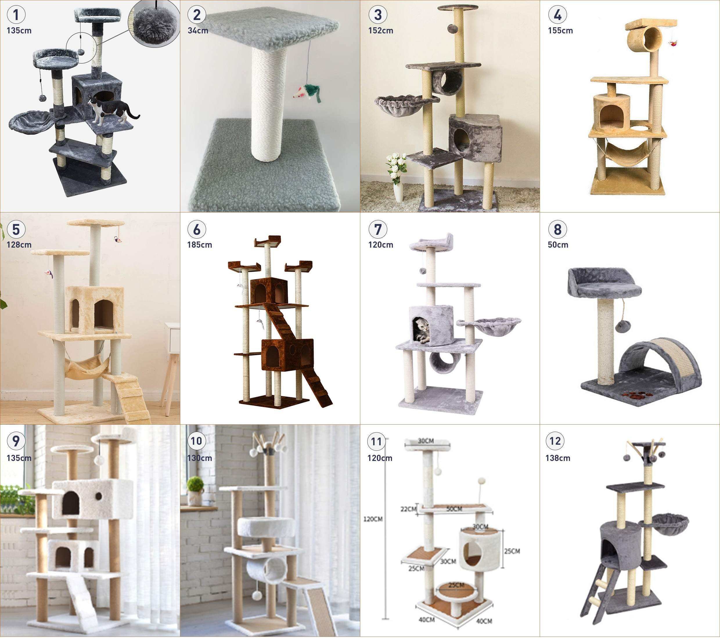 Fashion Deluxe Wood Pet Furniture Diy Wooden Cat Scratching Post