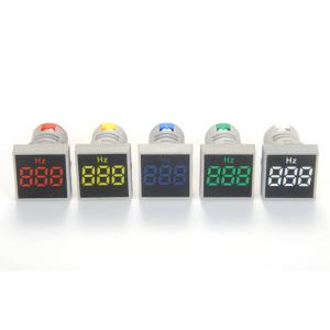 China AD16 22mm blue LED Digital Display Electricity Frequency Meter 0-99hz factory