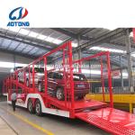 Double Deck 2 Axles Car Transport Semi Trailer For Vehicle Carrier Truck
