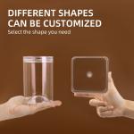Square Tiramisu Cake Storage Container Pastry Mousse Dessert Sweet Packaging Box