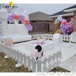 Kids Outdoor Playground Equipment Soft Play Sets White Soft Play With Bounce