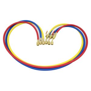 China AC Refrigerant Filling HVAC R134a Charging Hose 36 60 72 on sale