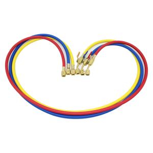 China AC Refrigerant Filling HVAC R134a Charging Hose 36&quot; 60&quot; 72&quot; factory