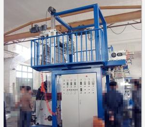 China No Vibration Plastic Film Machine , PVC Heat Shrinkable Blown Film Plant factory