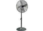 Outdoor Retro Pedestal Metal Fan Nickel Finish / Vintage Looking Floor Fans
