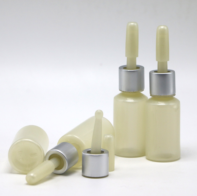 Base Material PET 8ml Dropper Bottle with Customized Dropper Cap and Frosted Finish