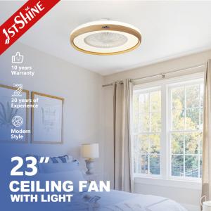 China 3000-6000k LED Ceiling Fan for Bedroom CB Certified and Mountable on Ceiling Box factory