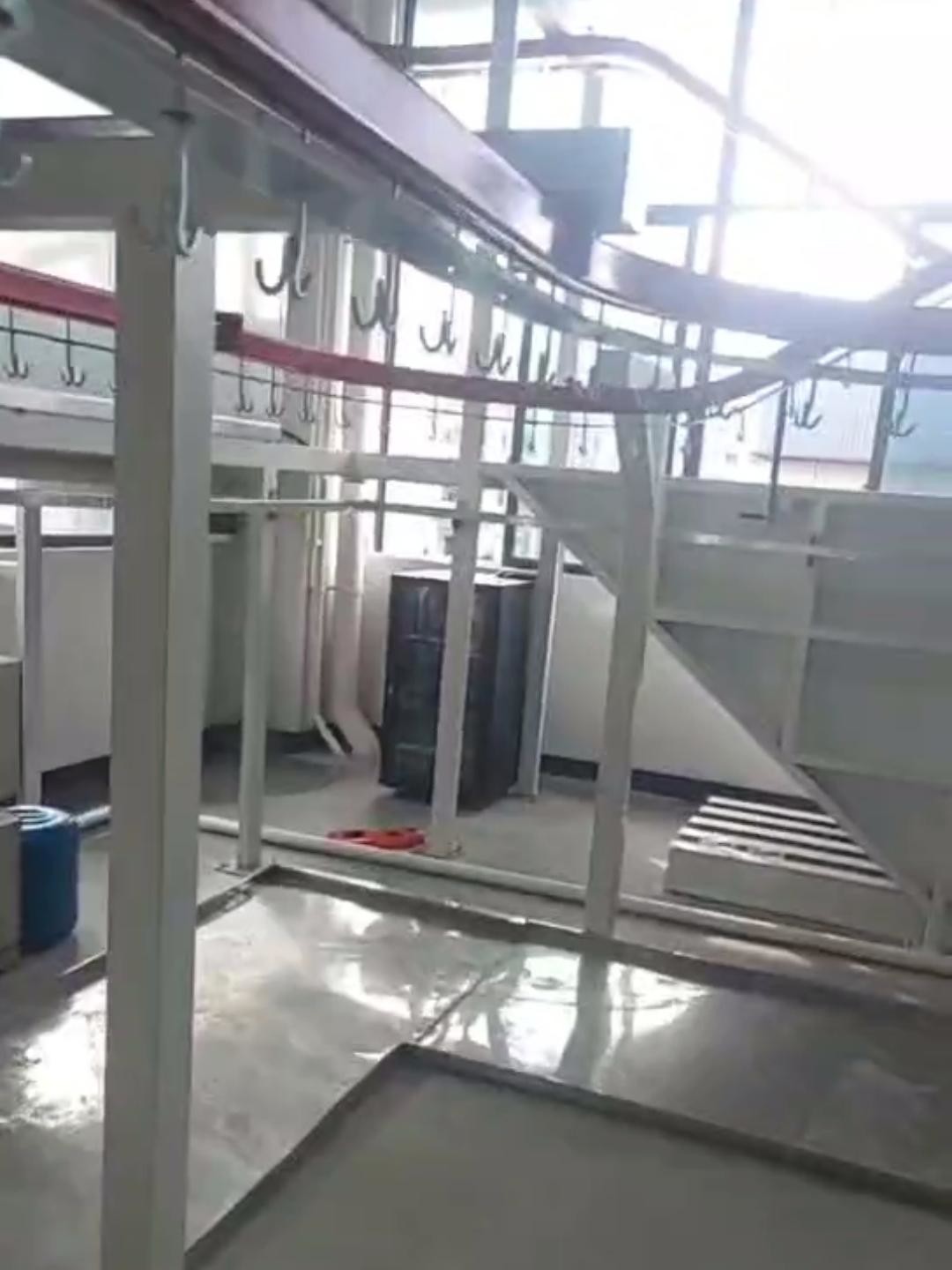 Customize Automated Powder Coating Line Power Saving Automatic Powder Coating