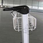 3 Wheels Airport Luggage Trolley PVC Handle Aluminum Alloy