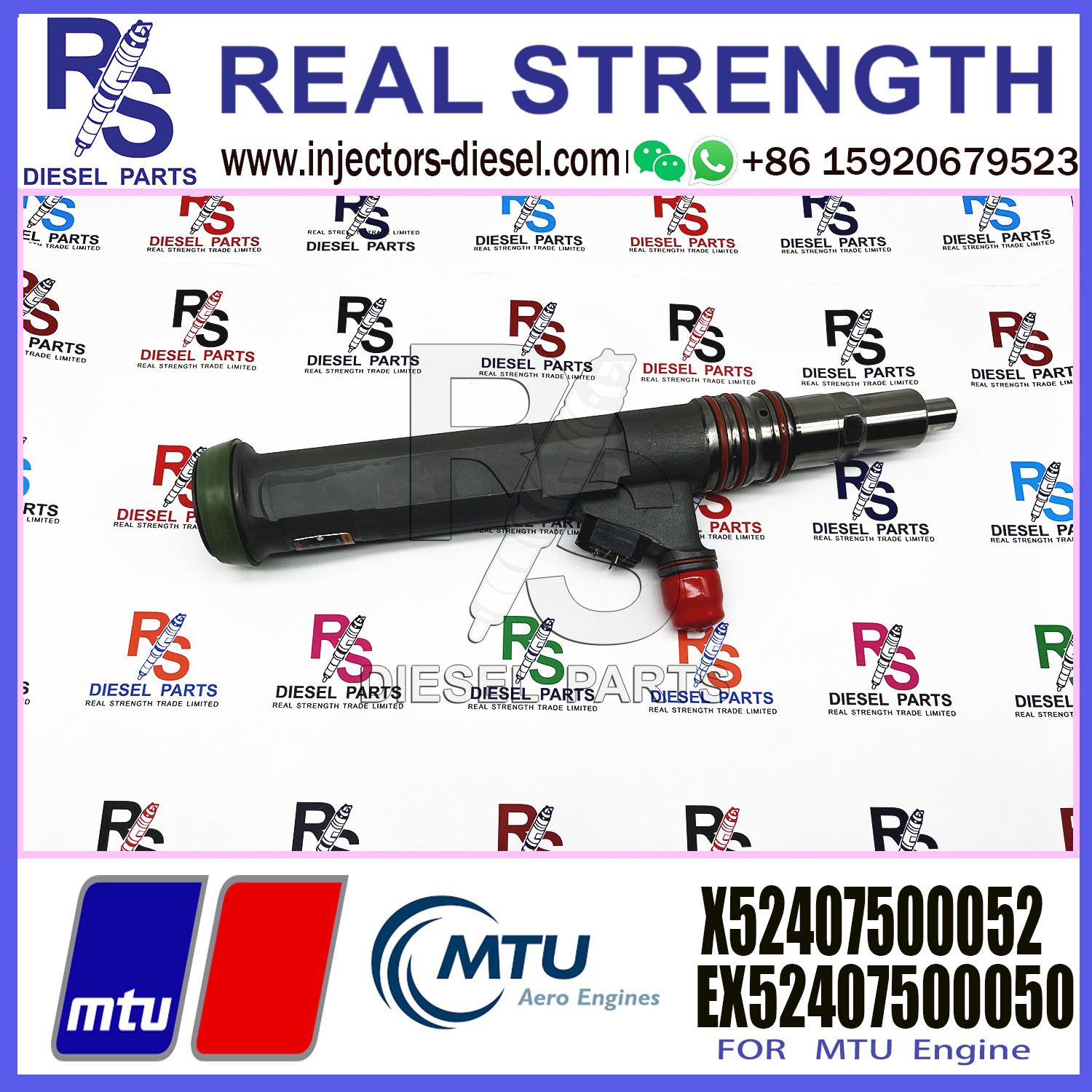 L'ORANGE L'O Diesel Fuel Injector EX52407500050 1576844 VTO-G441M48B 52400016 X52407500052