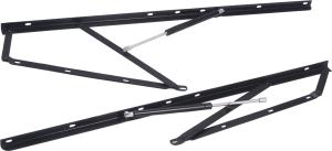 China Metal Hydraulic Cabinet Gas Lift Struts , Gas Strut Hinge Mixture One-Step Molding factory