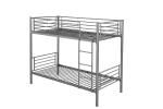 Customizable Metal Double Decker Bed , Black Metal Bunk Beds Wide Varieties