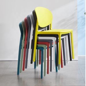 China Modern Stackable Polypropylene Dining Chair 45x45x80cm on sale