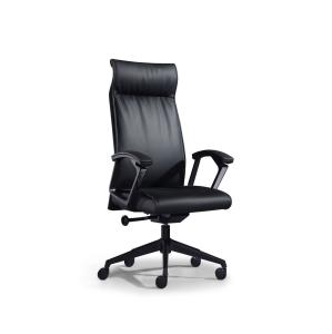 China Sterling Reclining Posture Executive Leather Office Chair Black Custom factory