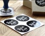 Packaging Printed Self Adhesive Labels On A Roll Glossy Lamination Paper Label