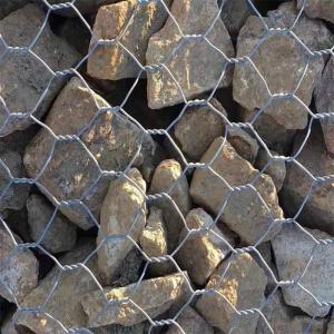 China 80x100mm Hot Dipped Galvanized Wire Mesh Baskets Retaining Walls Gabion Baskets 2x1x1 factory