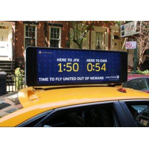 China DC 5V Voltage Car LED Sign Display with Asynchronous Control and Animation Function on sale