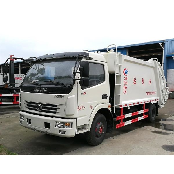 China High Compacting Ratio Waste Management Garbage Truck 5 Ton Loading Capacity factory