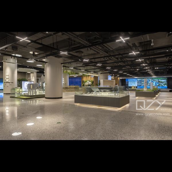 Architectural Models Shenzhen Talents Housing Group- Exhibition Hall Overall Models