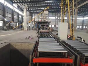 China Professional Sandwich Wall Panel Machine For Mgo/MgCl2/Fiber Glass Mesh Manufacturing factory