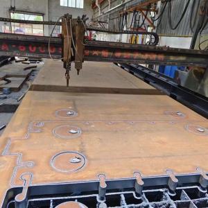 China DIN EN10025-2 S355J2+N 1.0577 Granulator Upper Casing Steel Plate 12*1524*6096mm factory