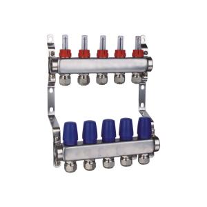 China Durable Stainless Steel 304 Manifold Nickel Plated Distribution Manifold Threaded factory