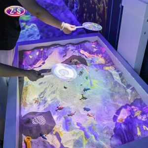 Laser Projector Gaming Interactive Sandbox 1024*768 Augmented Reality Sand Table