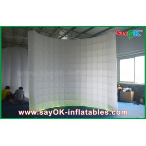 Inflatable Party Decorations 3mLx2.3mH Inflatable LED Wall Background With Color