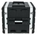 10U ABS Amp 19 Inch Amplifier Rack Case Double Door
