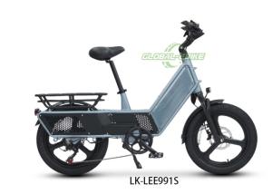 China Electric Cargo Bike Durable 6061 Aluminum Alloy Frame 48V 500W Motor Advanced Suspension Fork 20 factory