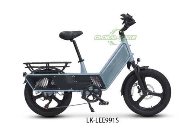 Electric Cargo Bike Durable 6061 Aluminum Alloy Frame 48V 500W Motor Advanced