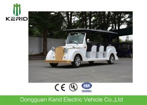 China Fiberglass Material 8 Passenger Electric Vintage Cars for Hotel Reception factory