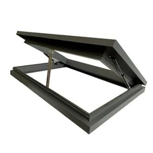 China Customized Flat Roof Aluminum Skylight Insulating Glass for Horizontal Opening Pattern factory