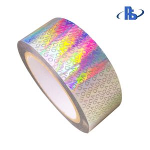 Holographic Security VOID Tape , Partial Transfer Adhesive Security Tamper Tape