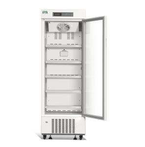 China Large Capacity 316L Vertical Stand Medical Pharmacy Vaccine Refrigerator 2-8 Degrees factory
