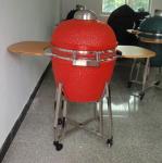 21" Kamado Grills Ceramic BBQ Kamado (Charcoal BBQ)-Red