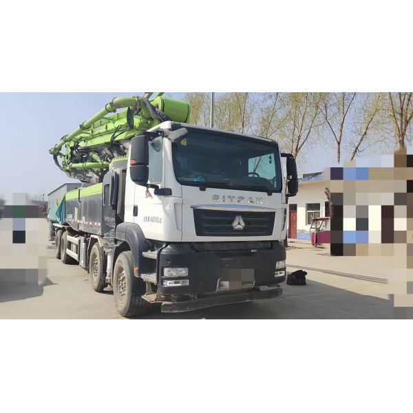 China Used Zoomlion 63m Boom Concrete Pump Truck 13804×2550×4000mm factory
