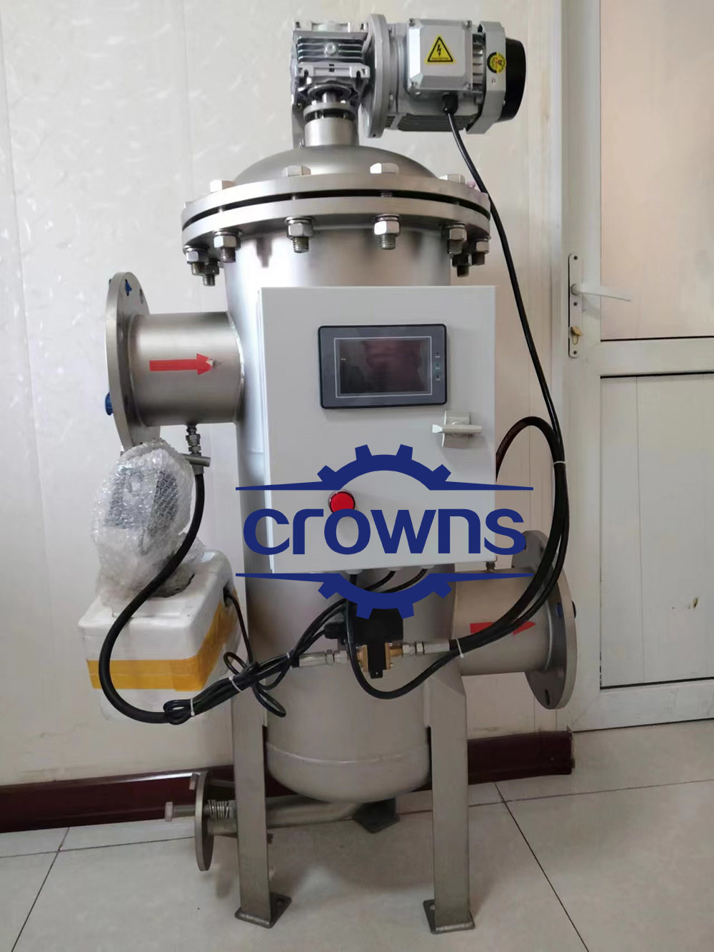 High pressure self cleaning strainer stainless steel automatic self cleaning filter for well water