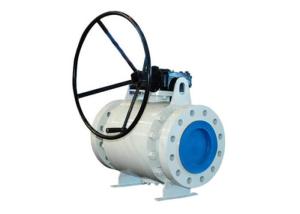 China Floating Trunnion Type Ball Valve , Casting Trunnion Mounted Valve factory