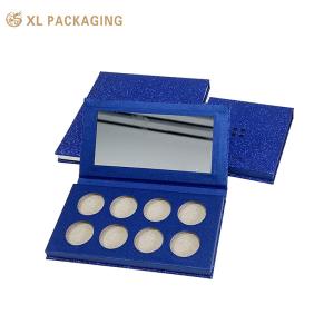 China Makeup Custom Printed Packaging Box Rectangle Empty Eyeshadow Palette Packaging on sale