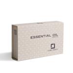 Grey Board And Coated Paper Gift Box With Magnetic Closur Lid And Black EVA