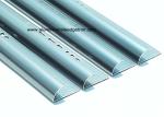 8mm Half Round Aluminium Tile Trim Polished Sapphire Blue For Kitchen