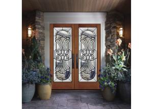 China Luxurious Clear Tempered Beveled Edge Glass Without Sacrificing Light factory