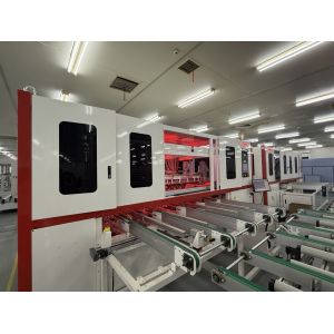 Precision BIPV Solar Panel Welding Machine Vertical Style Electromagnetic Method