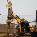 Dia1200mm l24m Excavator Mounted Hydraulic Piling Machine