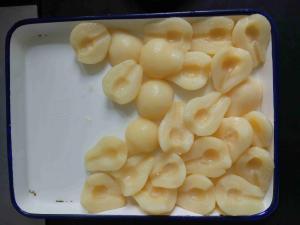 China 100% Fresh Canned Pear Halves In Light Syrup HACCP Certification factory