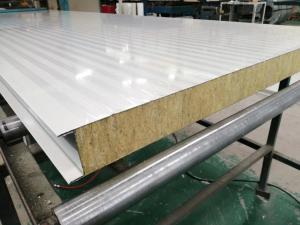 China Clean Room Rock Wool Sandwich Panel factory
